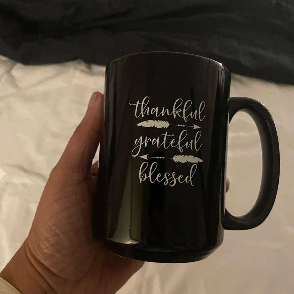 Never used mug. Large volume